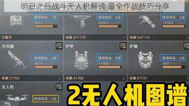 明日之后战斗无人机解读 最全作战技巧分享